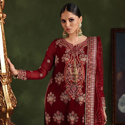 Latest chiffon fashion trends for weddings in Pakistan