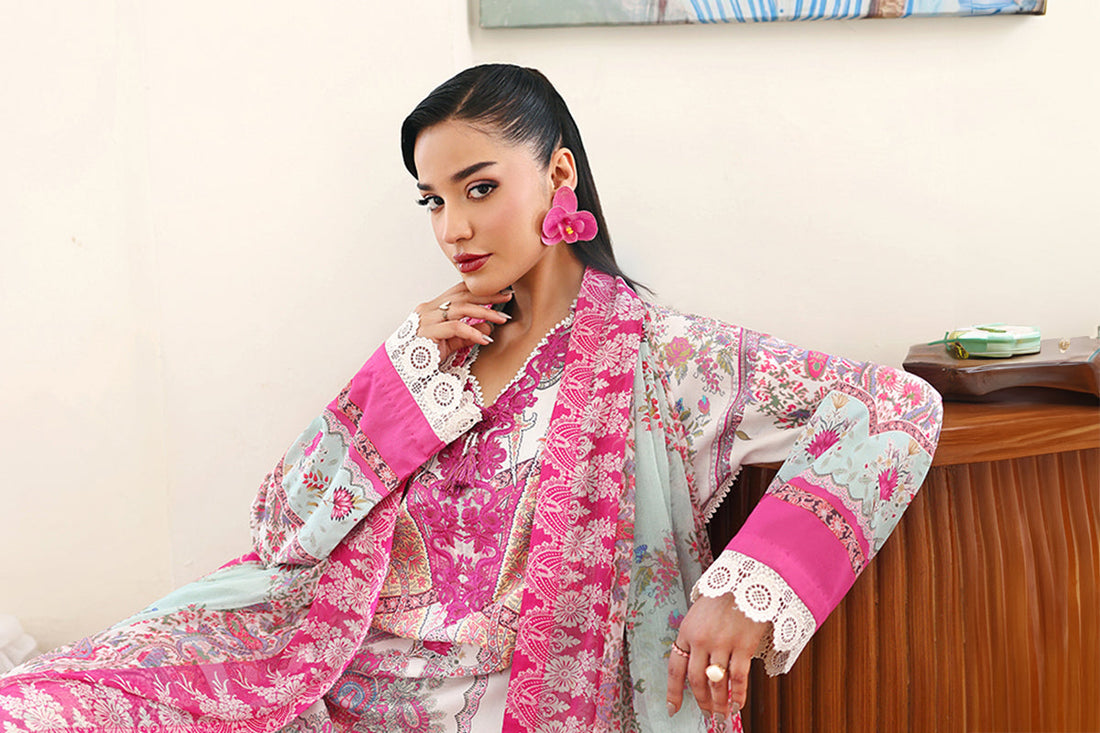 Roheenaz Printed Lawn Collection: Perfect for Holidays and Weekend Getaways
