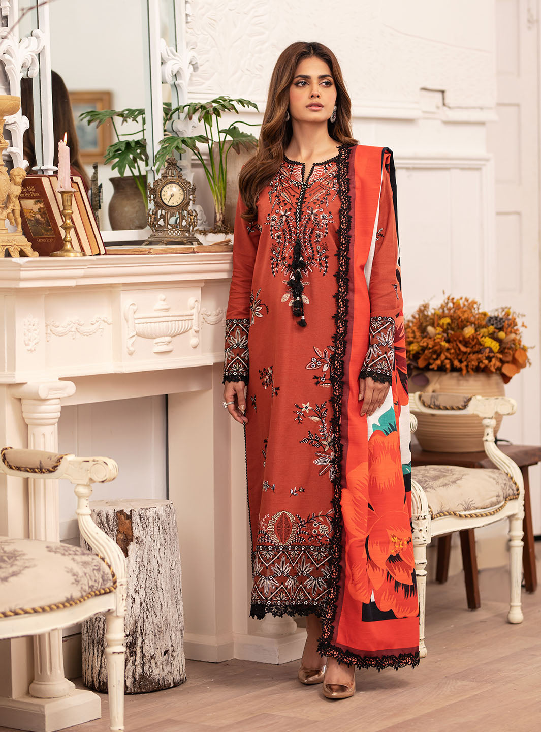 Winter Collection 2025 Unstitched Winter Dresses For Women