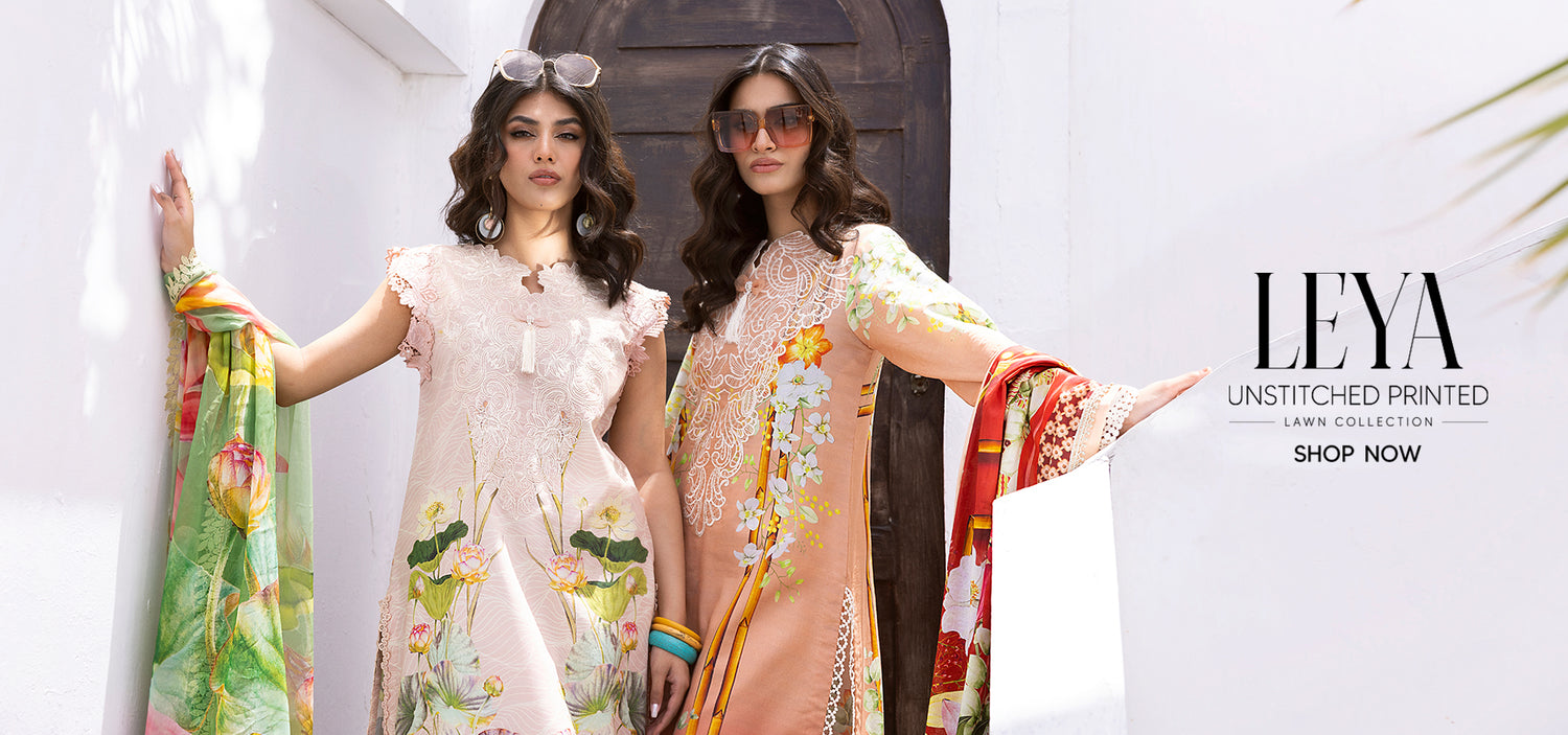 LEYA Unstitched Printed Lawn Collection by Roheenaz
