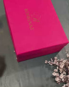 Unboxing the Radiant Muse suit from Roheenaz's signature pink gift box packaging