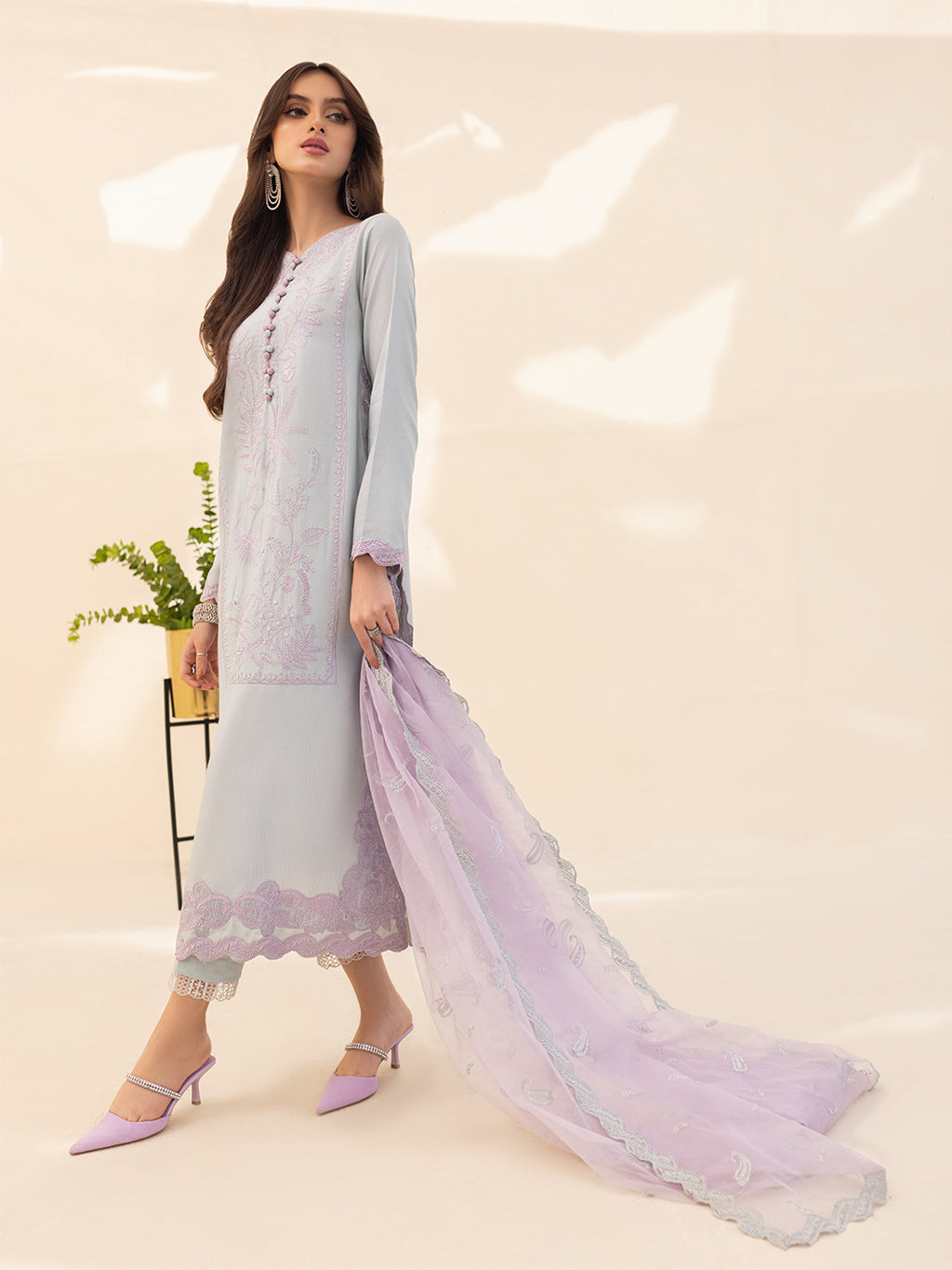 Lilac Mist | 3 Piece - Roheenaz